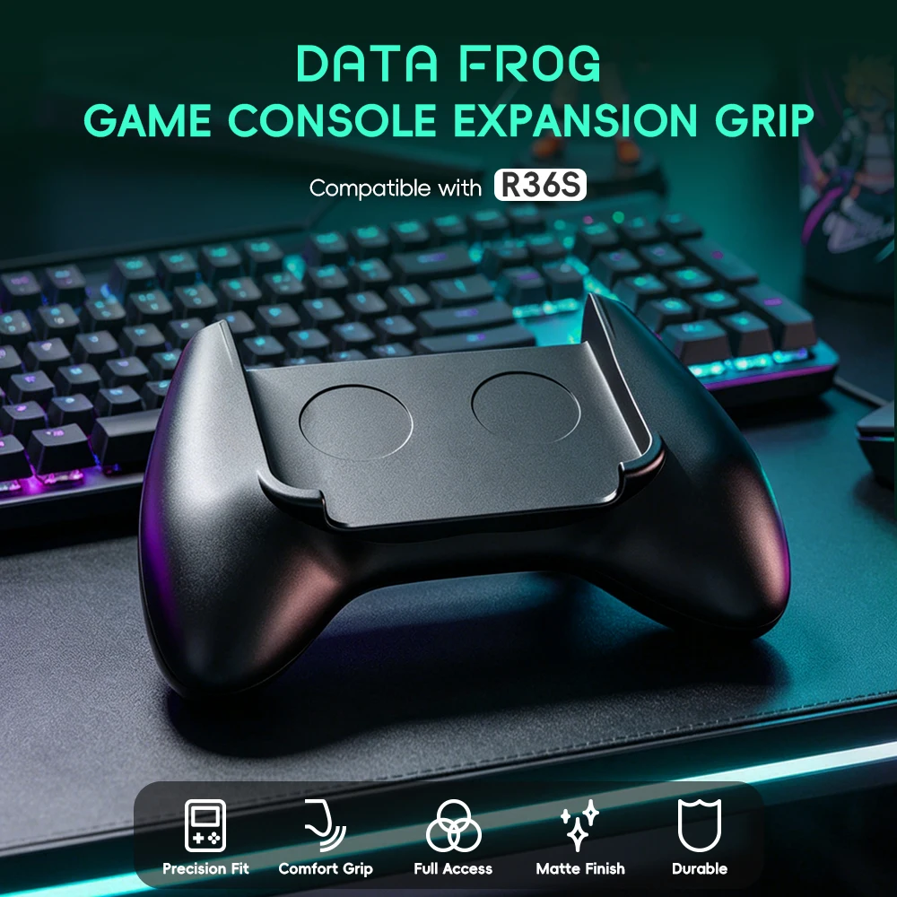 Retro Gaming R36S - حامل يدوي مريح للألعاب من Data