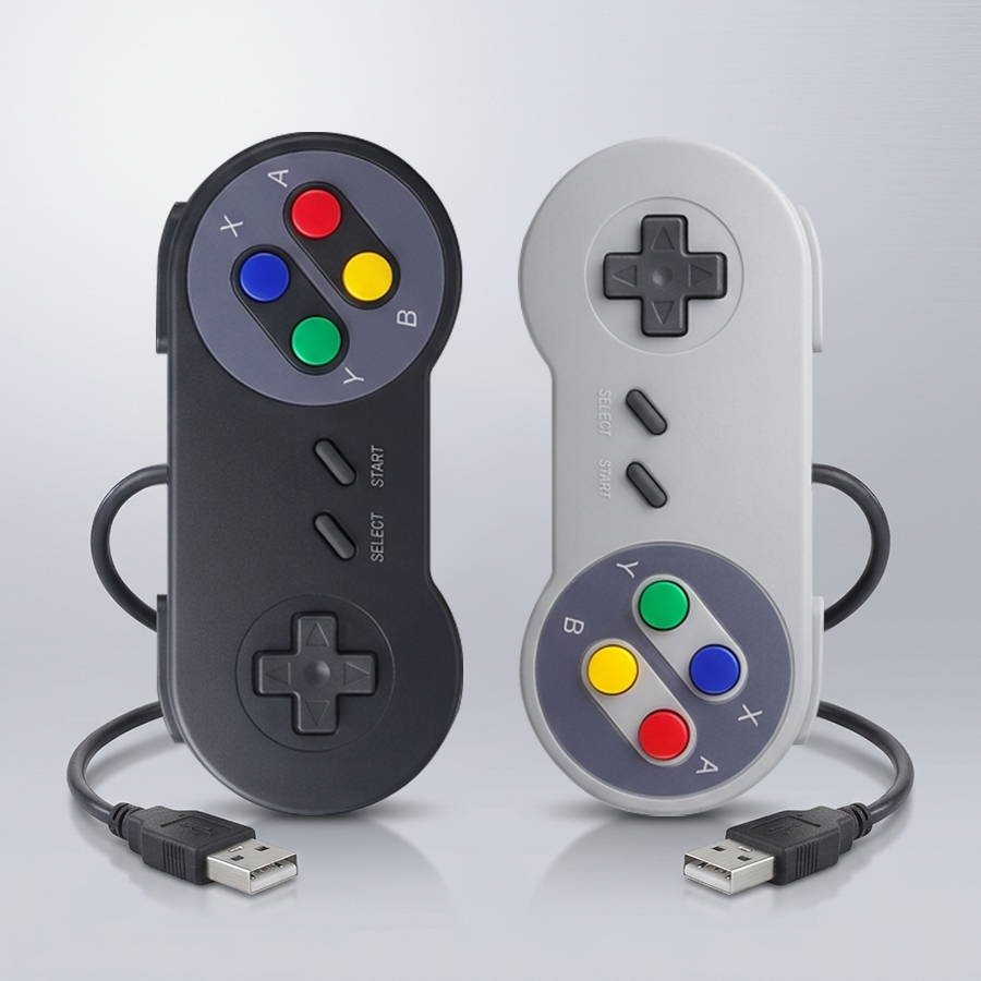 Retro Gaming Com - يد تحكم USB للألعاب، عصا تحكم