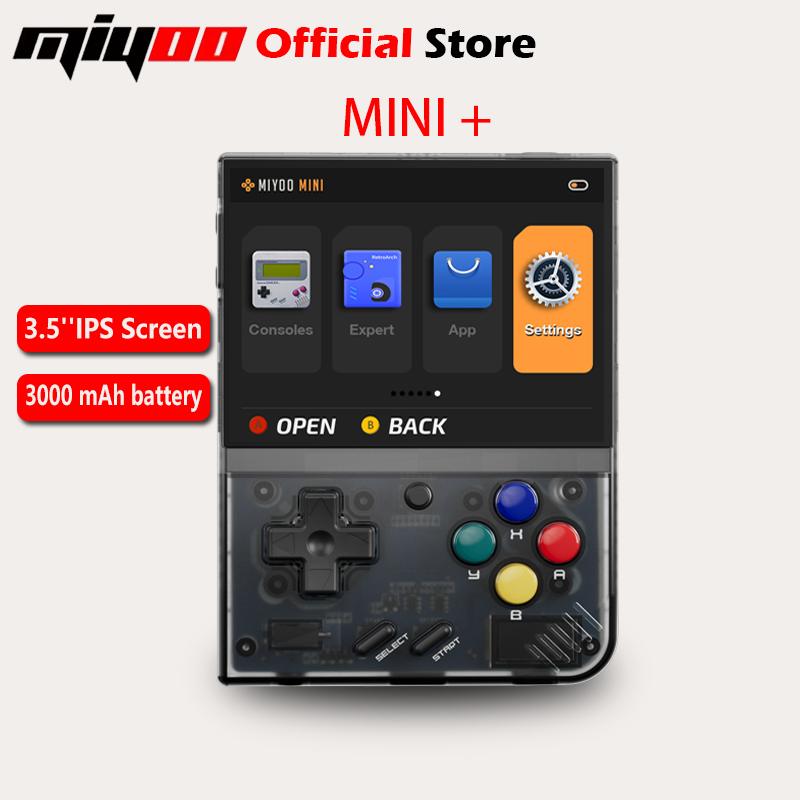 Retro Gaming R36S - MIYOO Mini Plus وحدة تحكم ألعاب