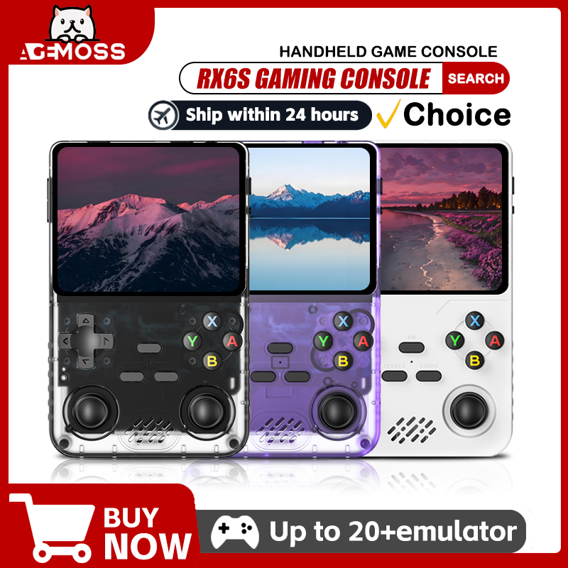 Retro Gaming R36S - جهاز ألعاب محمول ريترو RX6S بشاشة