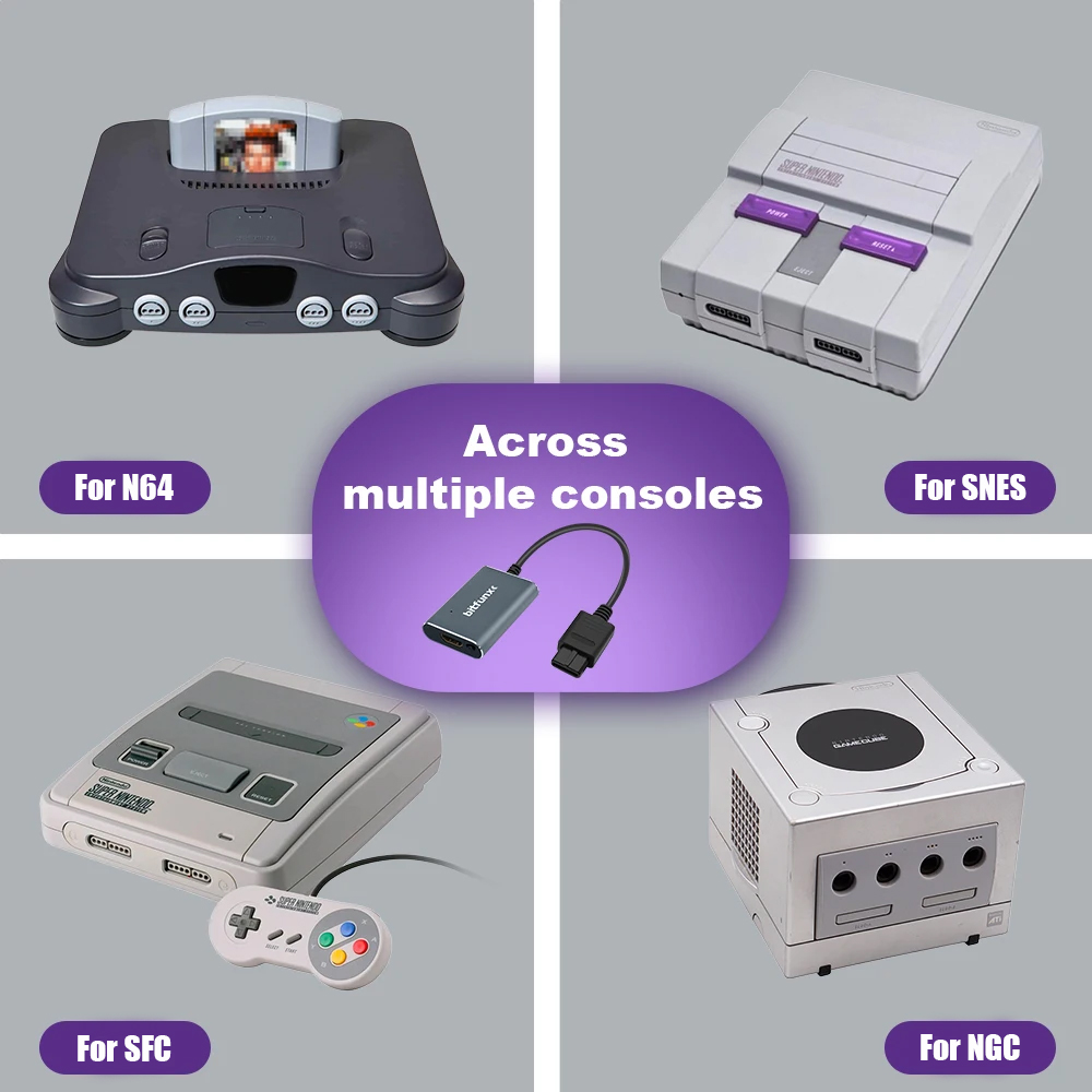 محول فيديو Bitfunx 720P Svideo - مراجعة Retro Gaming Station وسعره