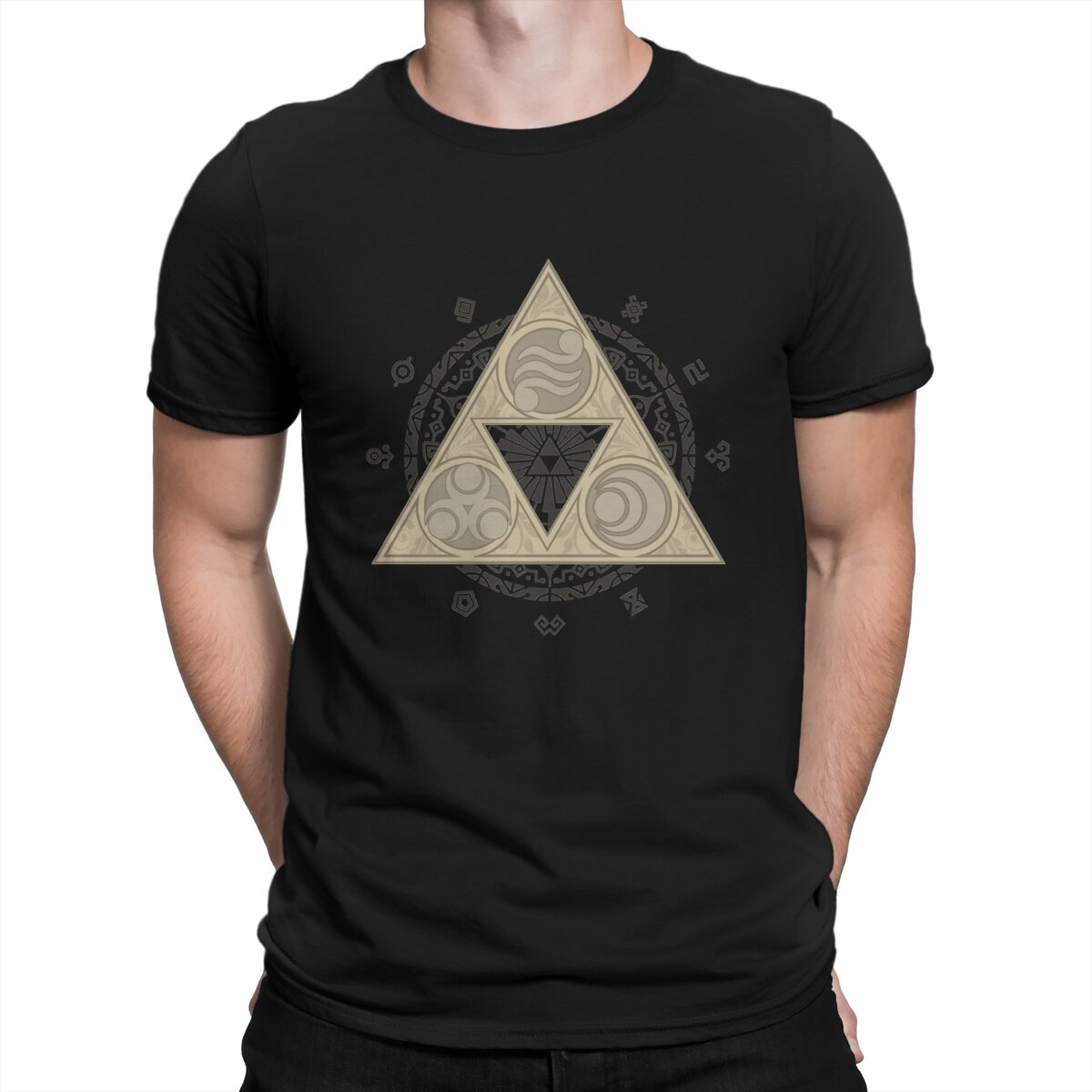 تي شيرت رجالي بتصميم لعبة زيلد - مراجعة Retro Gaming Zelda وسعره