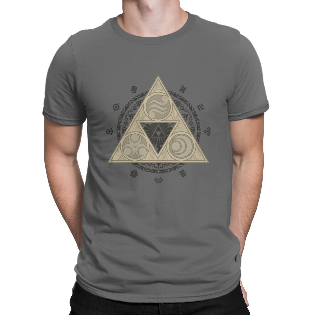 تي شيرت رجالي بتصميم لعبة زيلد - مراجعة Retro Gaming Zelda وسعره