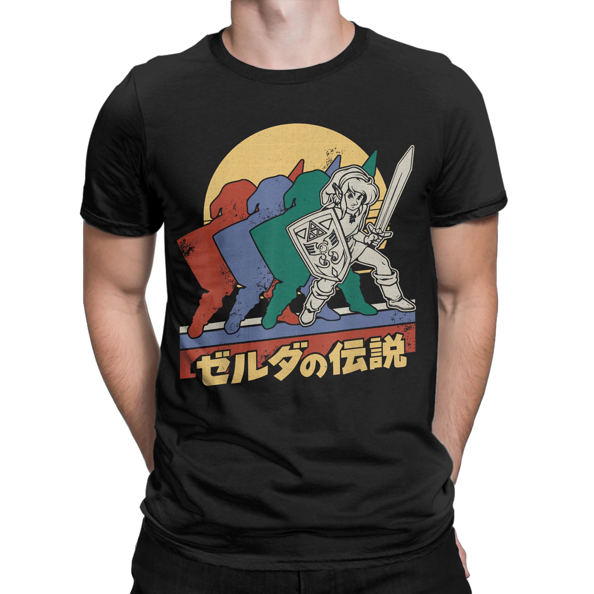 تي شيرتات رجالية بتصميم كلاسيك - مراجعة Retro Gaming Zelda وسعره