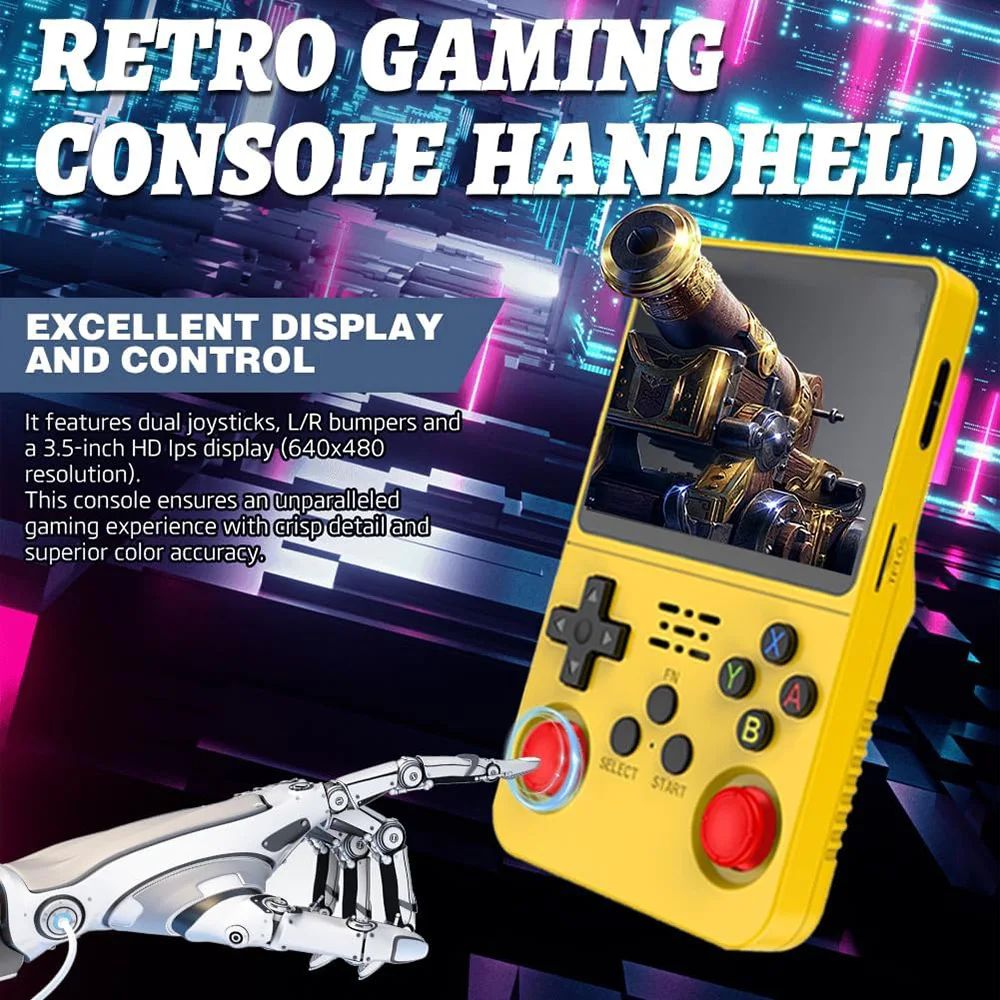 وحدة تحكم ألعاب كلاسيكية R36S  - مراجعة Retro Gaming R36S وسعره