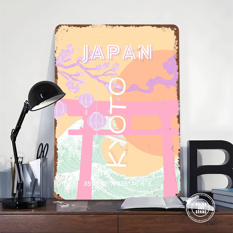 لوحة معدنية فنية بتصميم سفر إل - مراجعة Retro Gaming Japan وسعره