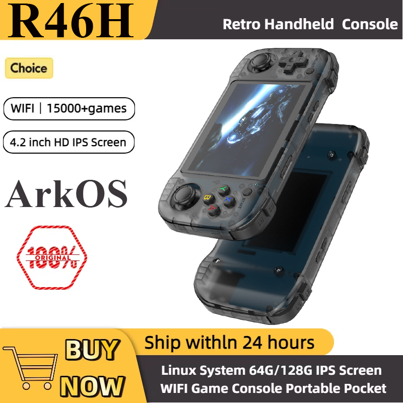 R46H ريترو لعبة وحدة التحكم ال - مراجعة Retro Gaming R36S وسعره
