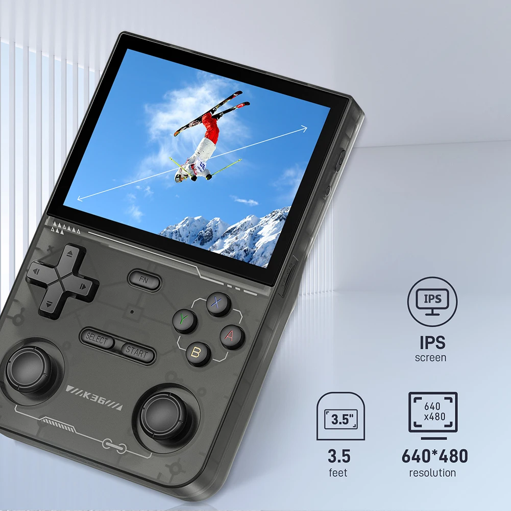 شاشة IPS بحجم 3.5 بوصة، جهاز أ - مراجعة Retro Gaming R36S وسعره