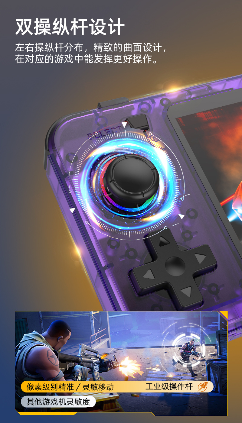 جديد R36H ريترو وحدة تحكم محمو - مراجعة Retro Gaming R36S وسعره