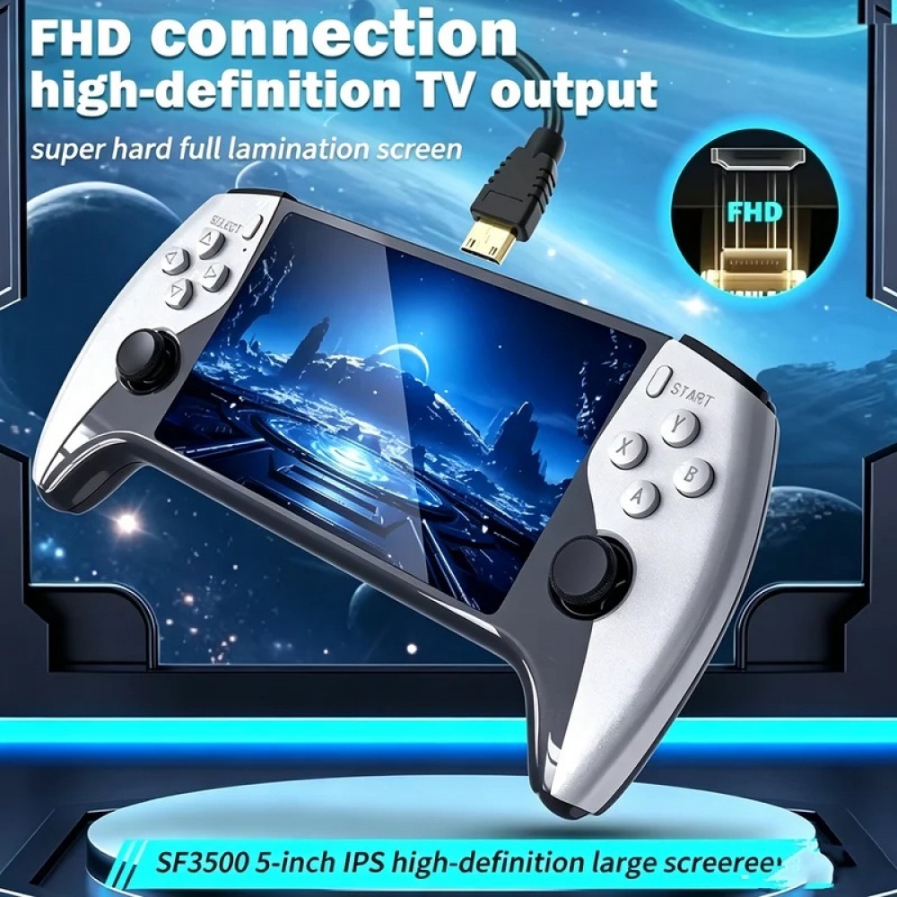 جهاز ألعاب محمول SF3500 بشاشة  - مراجعة Retro Gaming Station وسعره